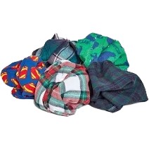 Flannelette Rags 10Kg