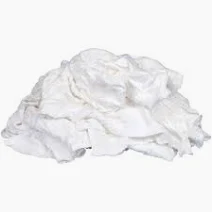 White T Shirt Rags -10Kg