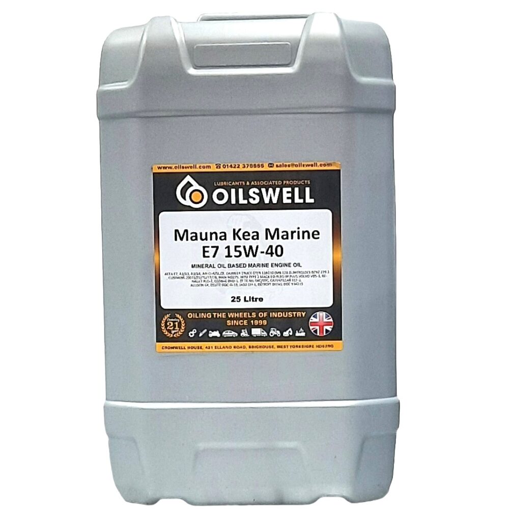 Mauna Kea Marine E7 15w/40 high speed oil