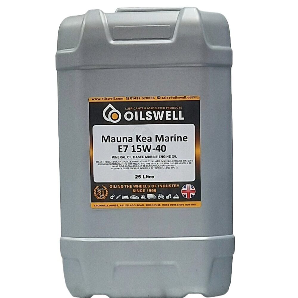 Mauna Kea Marine E7 15w/40 high speed oil